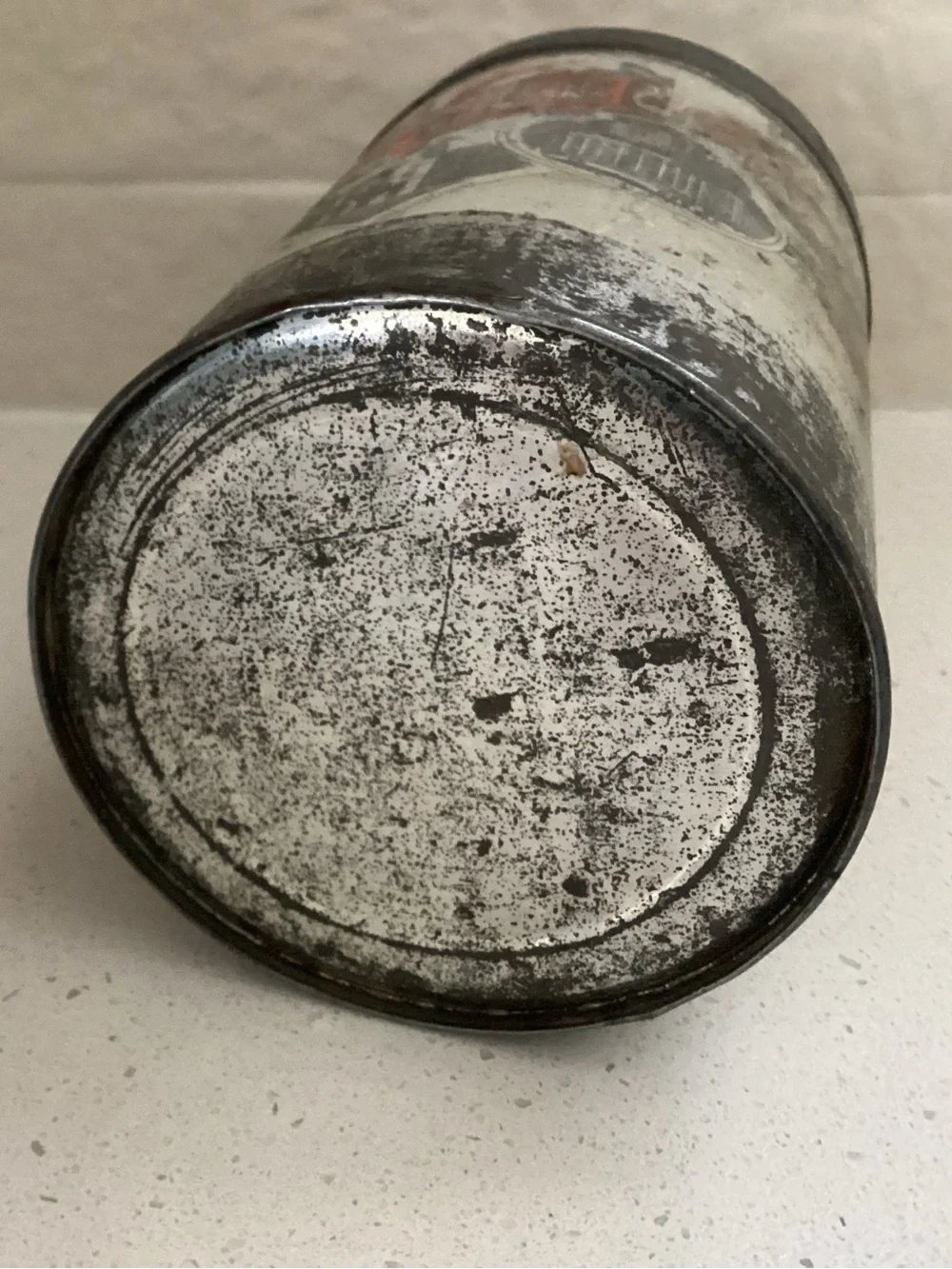 Antique COFFEE Lithographed Coffee Tin Canister. Made by Thos. Wood & Co.